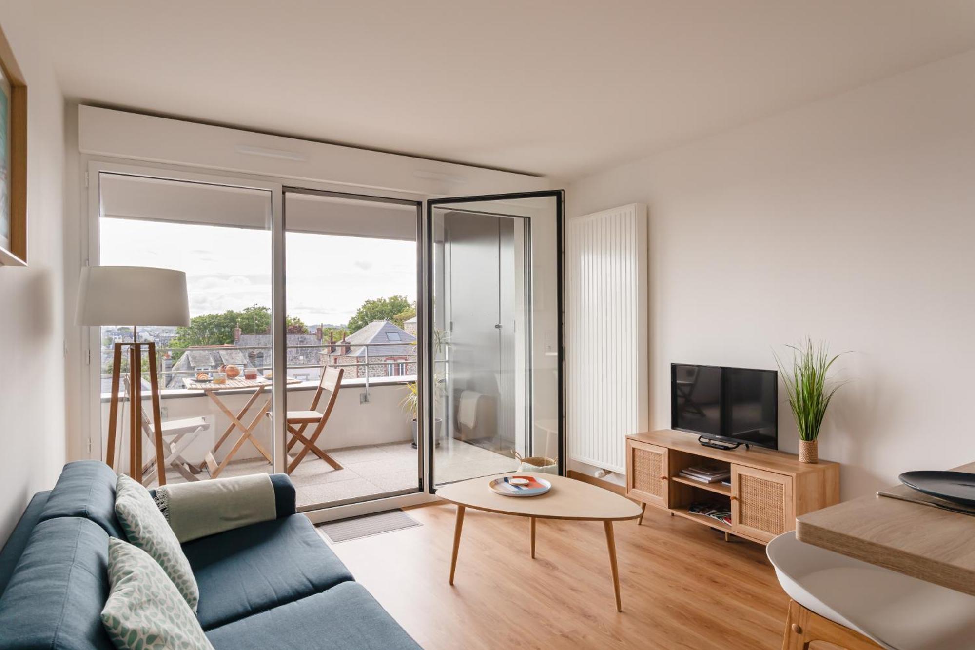 Men Du - Appt 4P A 800 Metres De La Plage Dinard Ngoại thất bức ảnh